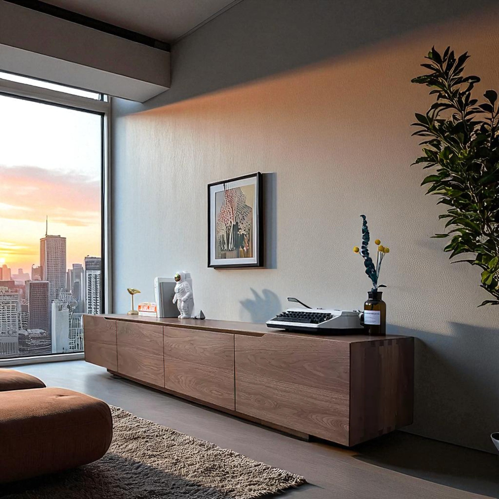 Minimalist Sideboard Modern Storage Unit for Living Room