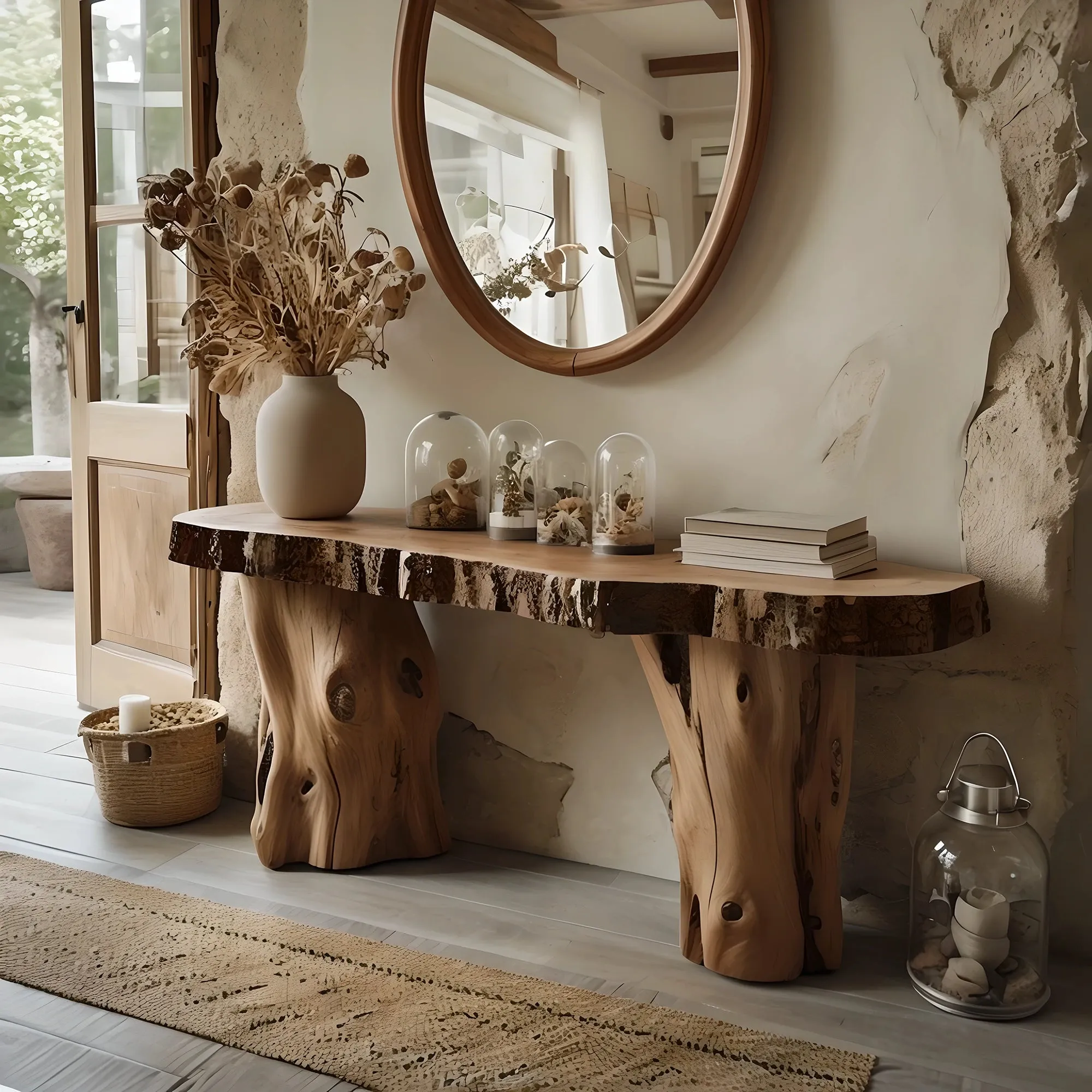 Modern Farmhouse Console Table for Stylish and Functional Living