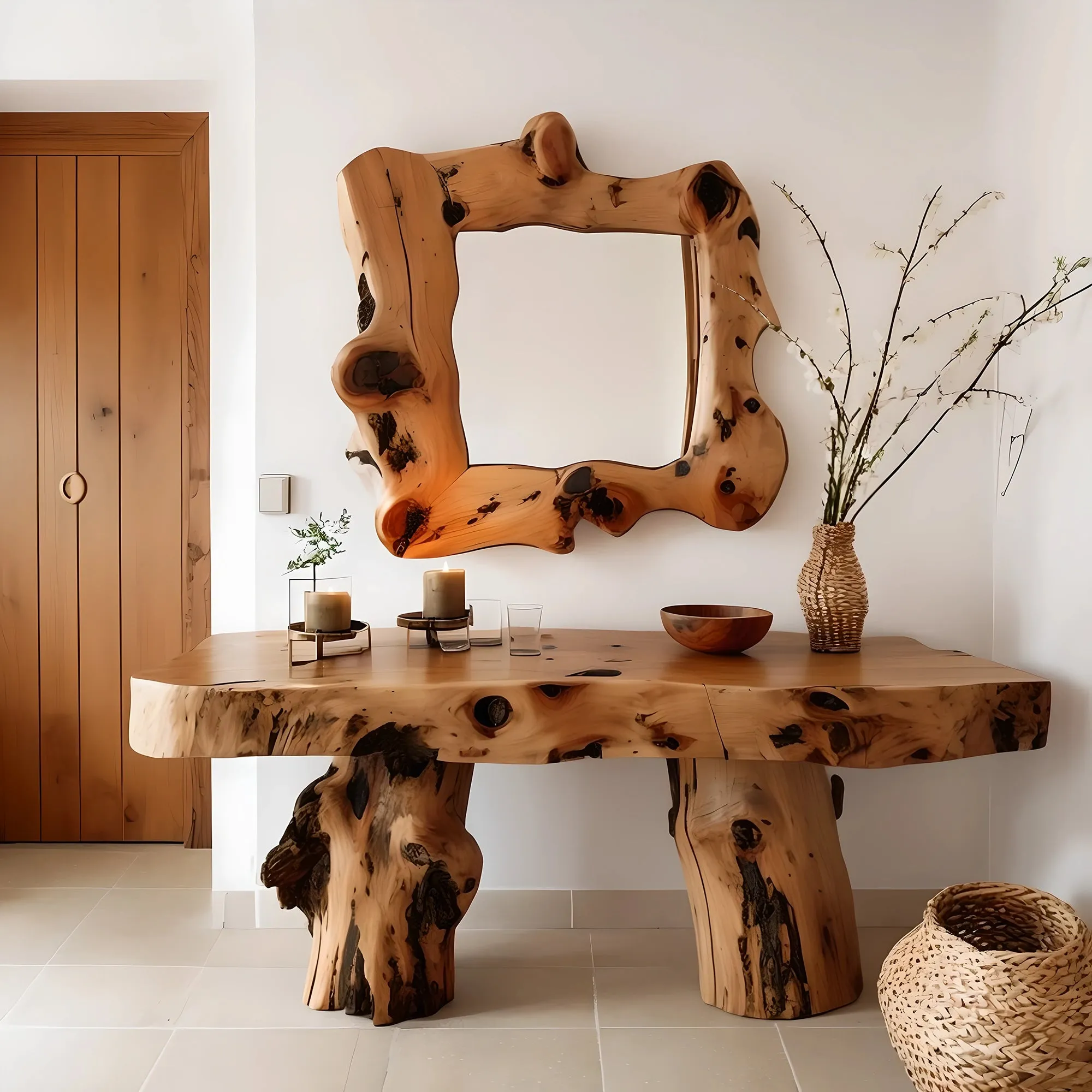 Handcrafted Farmhouse Entryway Table for a Cozy Home Atmosphere