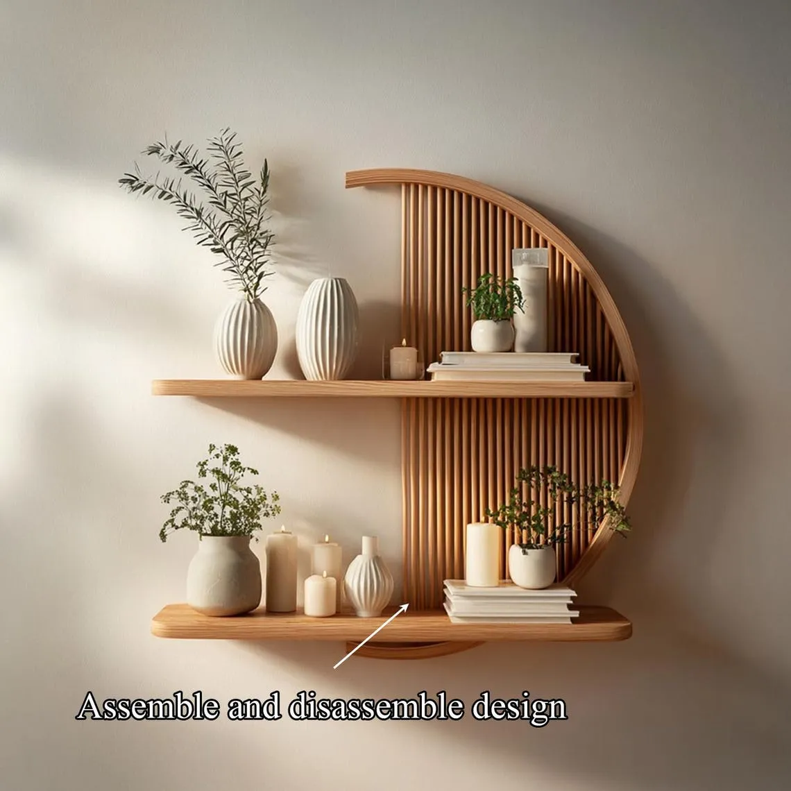 Floating Shelf Set Solid Wood Handmade Live Edge Wood Wall Shelf For Bookshelf Decor Rustic Home Accent Housewarming Gift - Image 4