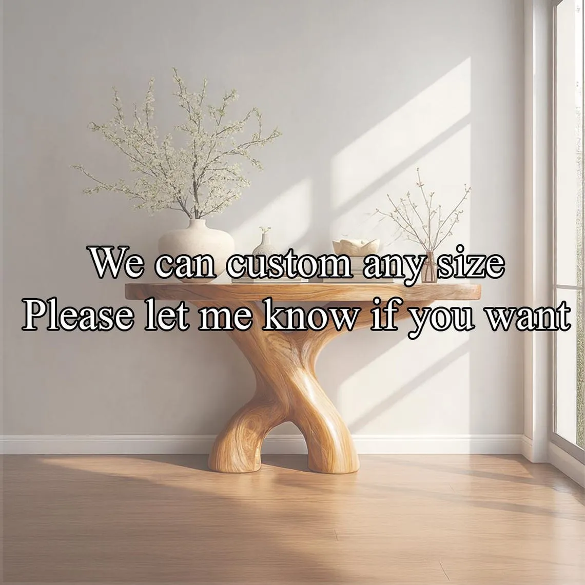 Farmhouse wall table reclaimed wood console table handmade wooden entry way table console furniture unique home decor gift - Image 3