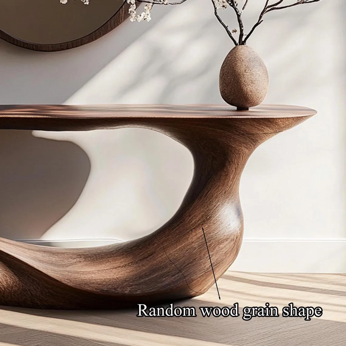 Narrow console table solid wood side table furniture farmhouse table entryway table decor living room gift her - Image 4
