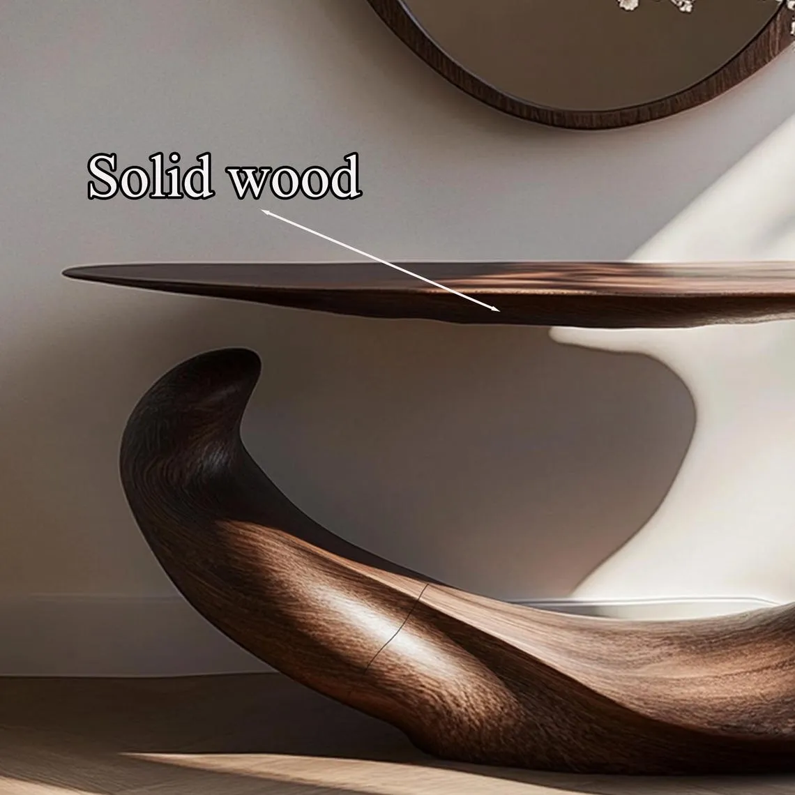 Narrow console table solid wood side table furniture farmhouse table entryway table decor living room gift her - Image 5