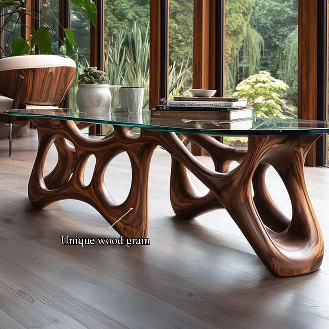 Wooden table legs unique wooden coffee table legs dining table legs handmade furniture legs decor living room gift - Image 7