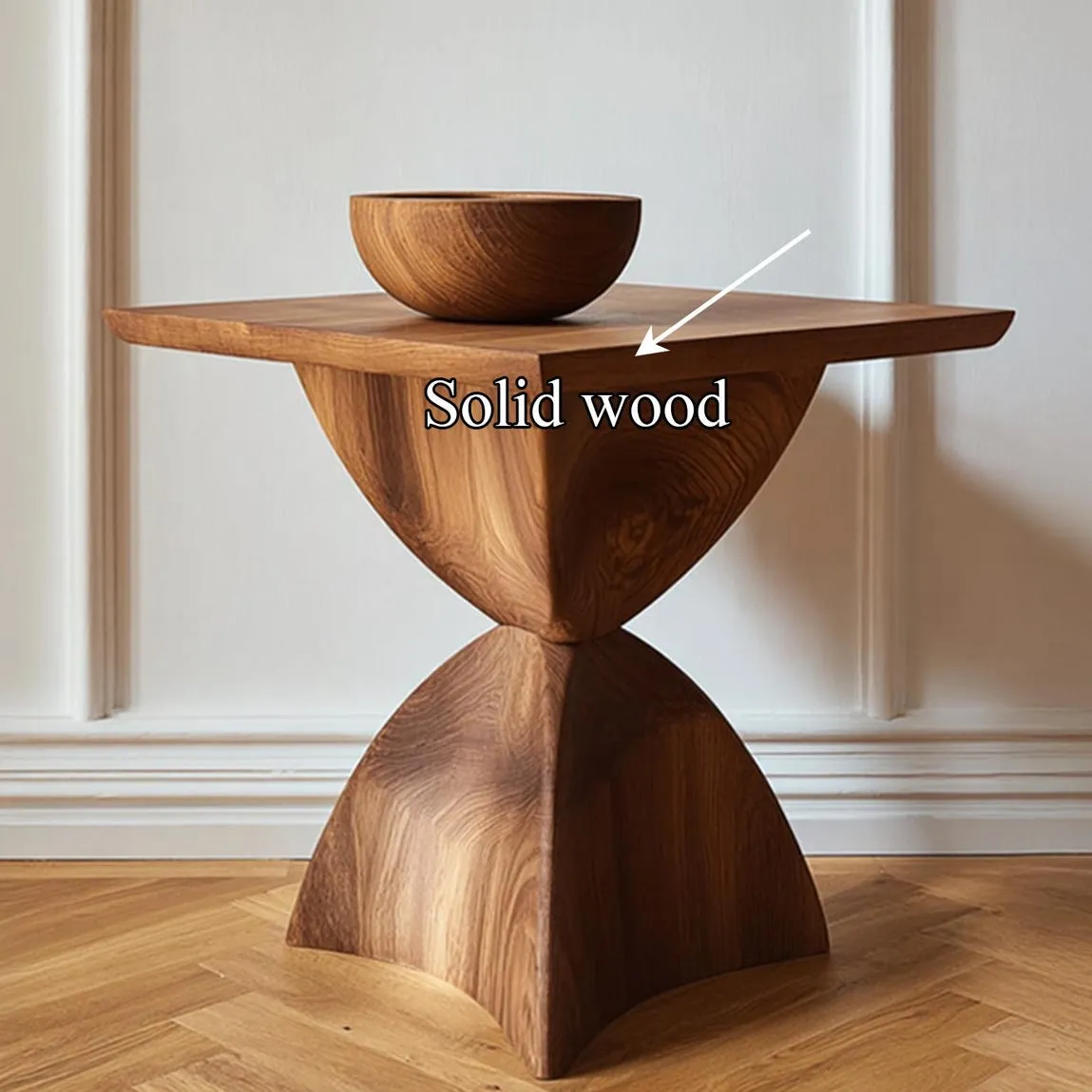 Custom bedside table solid wood coffe table decor living room garden wooden handmade  live edge farmhouse table reclaimed - Image 3