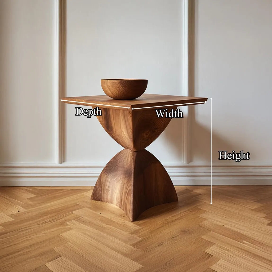 Custom bedside table solid wood coffe table decor living room garden wooden handmade  live edge farmhouse table reclaimed - Image 5