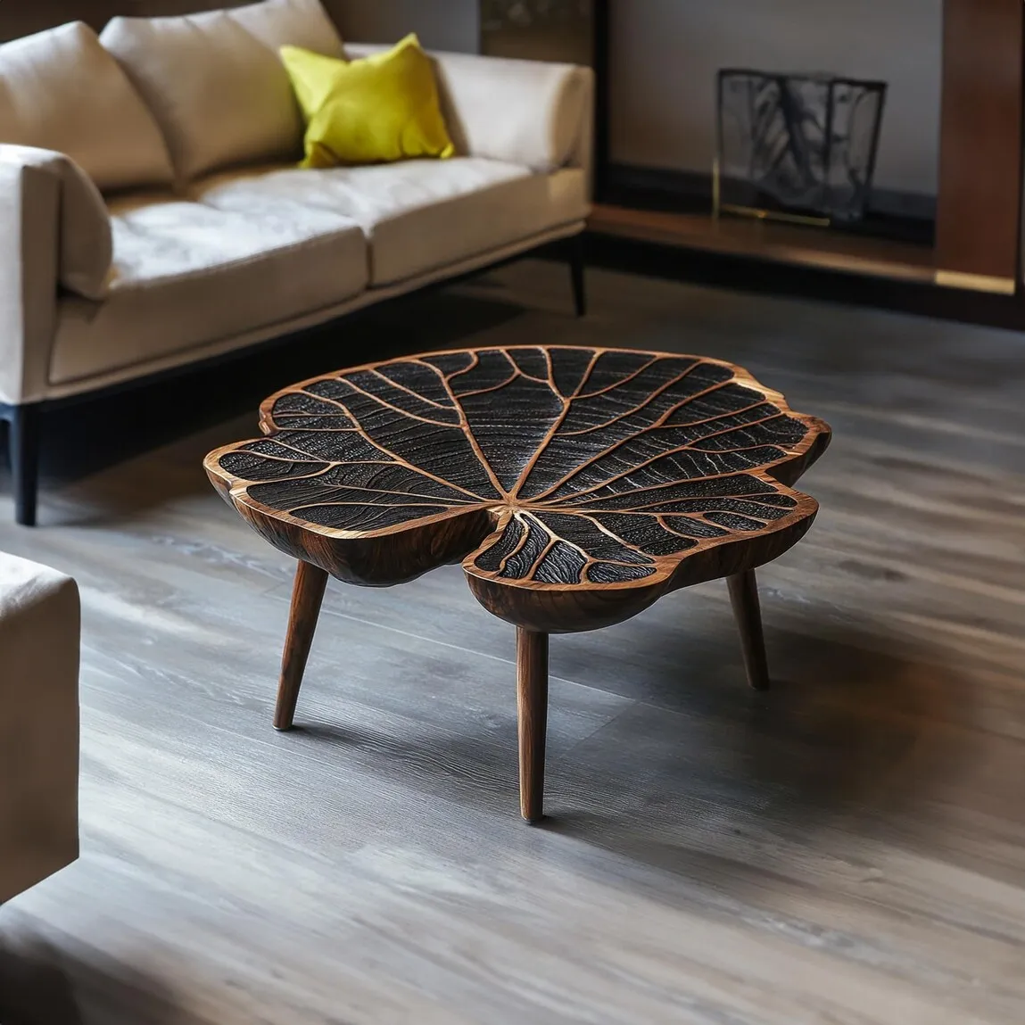 Modern coffee table live edge Farmhouse tamarind wood coffee table farmhouse table reclaimed wood table living room table home decor - Image 6