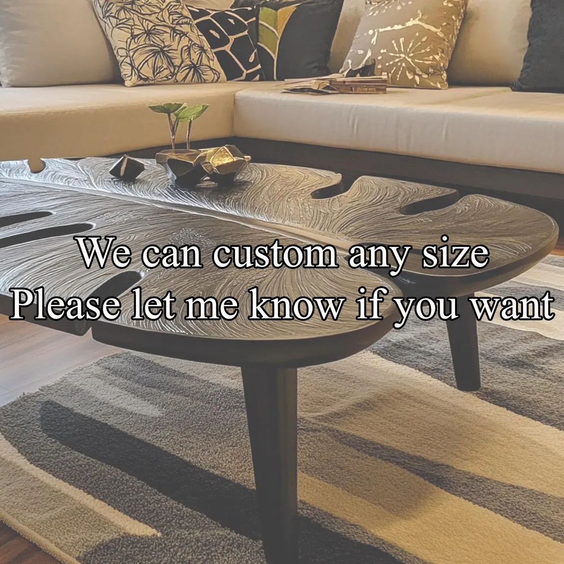 Farmhouse tamarind wood coffee table modern coffee table live edge farmhouse table reclaimed wood table living room table living room decor - Image 5