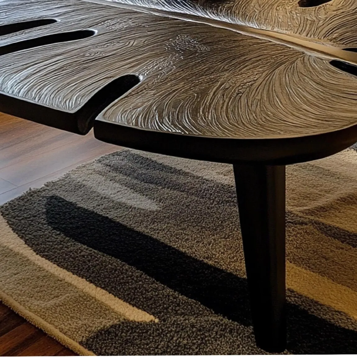 Farmhouse tamarind wood coffee table modern coffee table live edge farmhouse table reclaimed wood table living room table living room decor - Image 6
