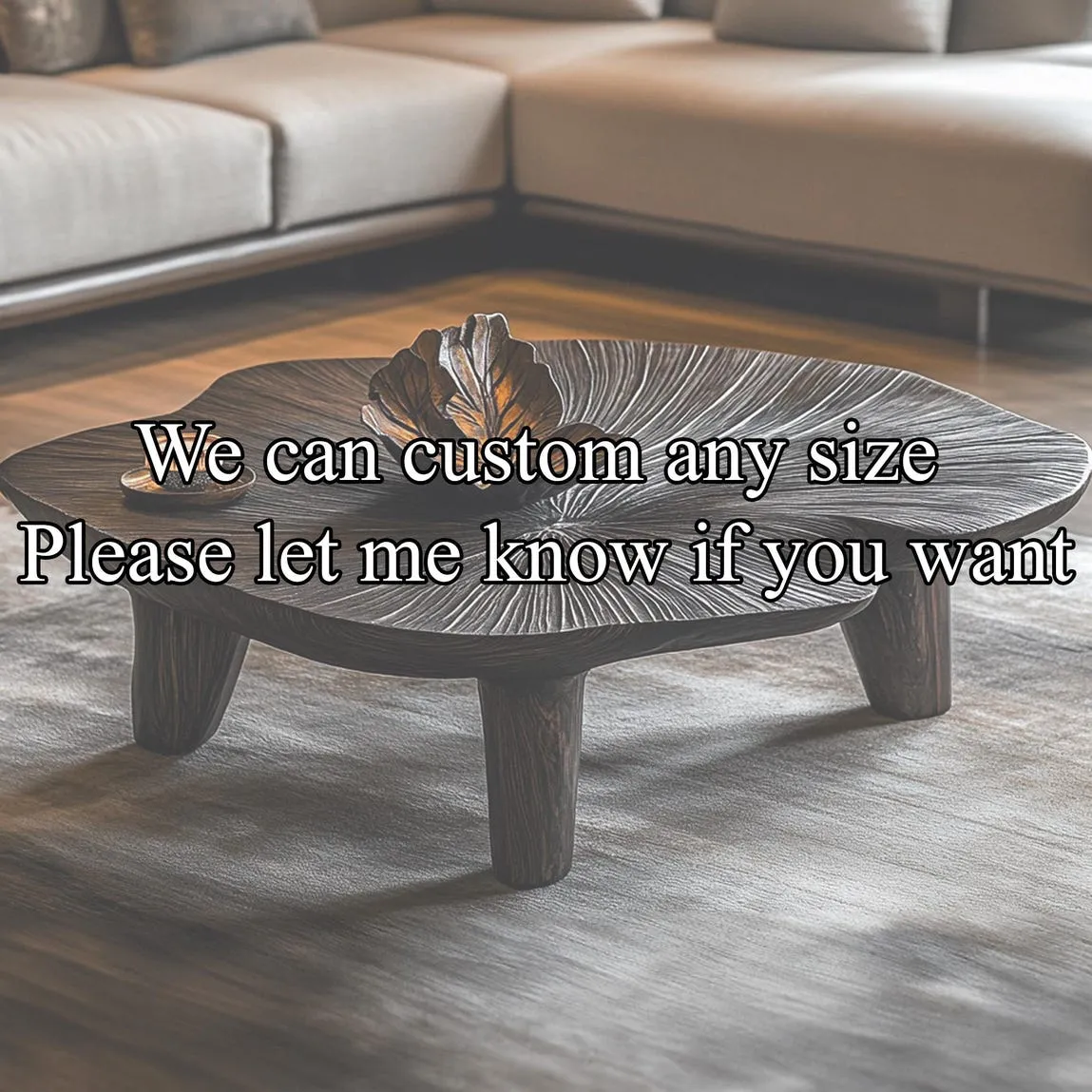 Farmhouse tamarind wood coffee table modern coffee table live edge farmhouse table reclaimed wood table living room table home decor - Image 2