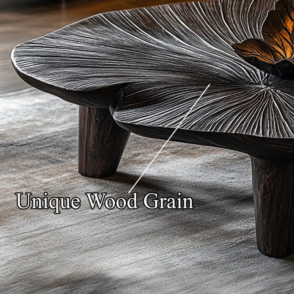 Farmhouse tamarind wood coffee table modern coffee table live edge farmhouse table reclaimed wood table living room table home decor - Image 4