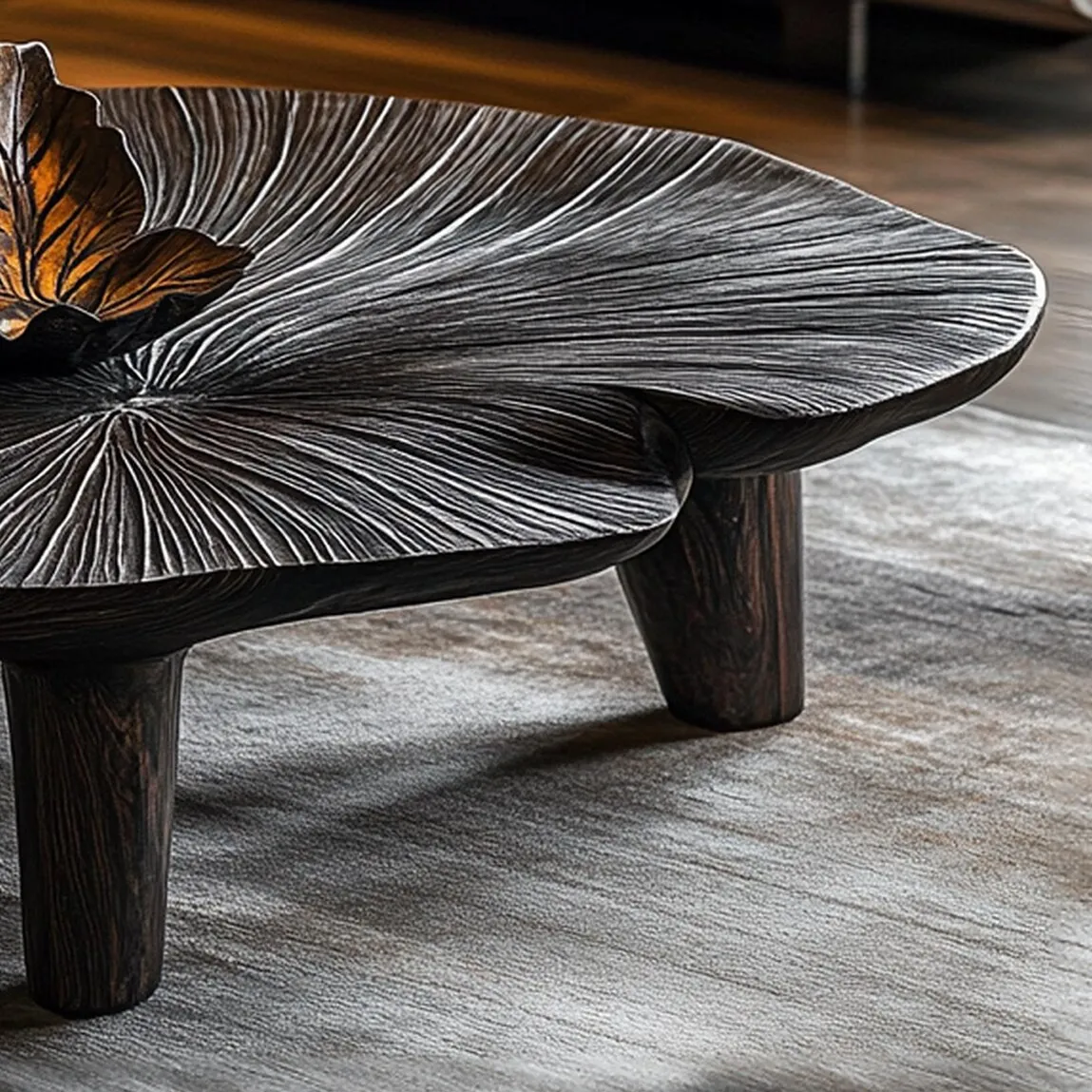 Farmhouse tamarind wood coffee table modern coffee table live edge farmhouse table reclaimed wood table living room table home decor - Image 6