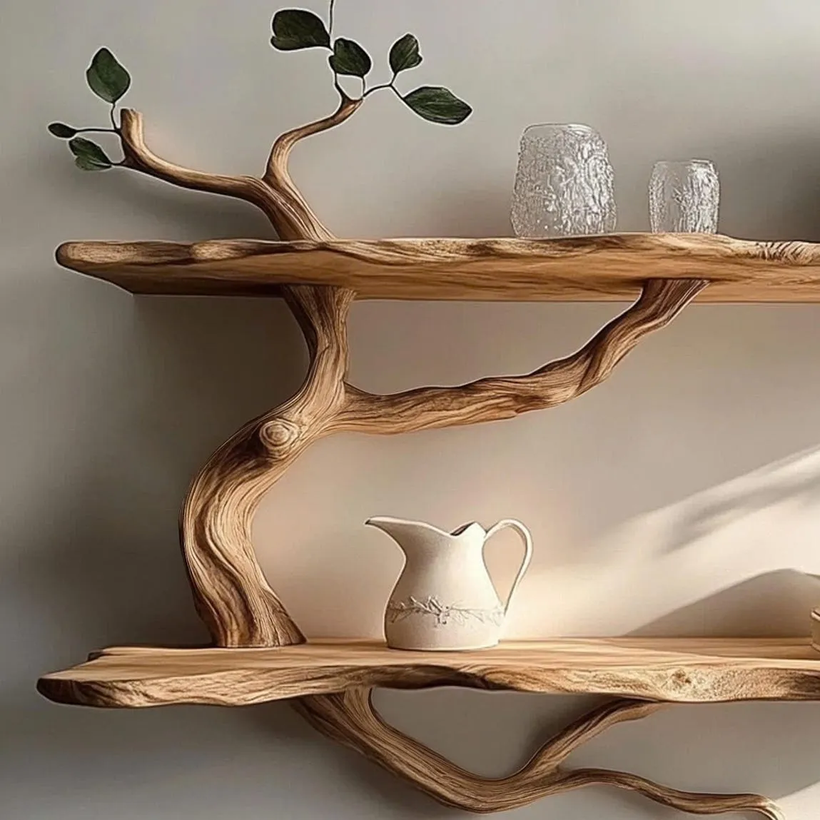 Custom handmade unique floating book shelf solid wood floating shelf bookcase book rack for wall housewarming gift her - Image 7