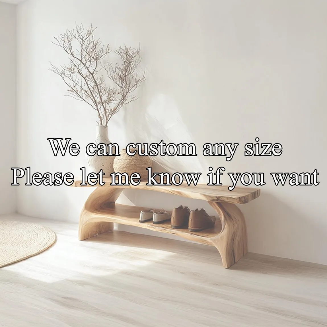 Rustic Entryway Bench Shoe Storage Bench Bench Seat Entry Benc  Rustic Timber Bench Decor Living Room Gift - Image 2