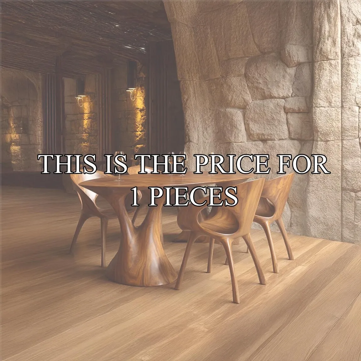 Rustic Solid Walnut Dining Chair Handcrafted Minimalist Art Chair Scandinavian Style Tea Room Chair Mortise , Tenon Design Decor Home - Image 2