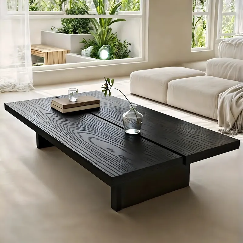 Ivy Coffee Table Modern Ash Wood Tea Table for Living Room