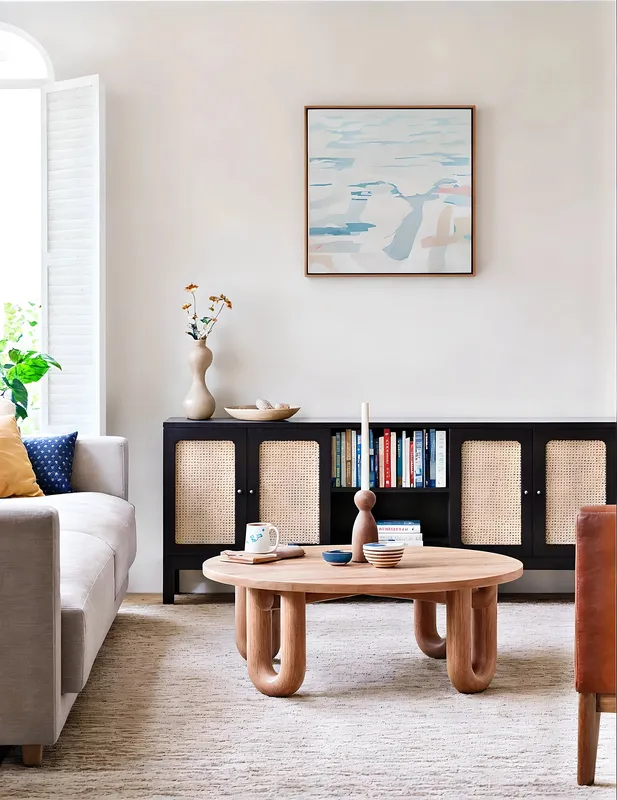 Lena Coffee Table Elegant and Stylish Wooden Coffee Table for Living Room .