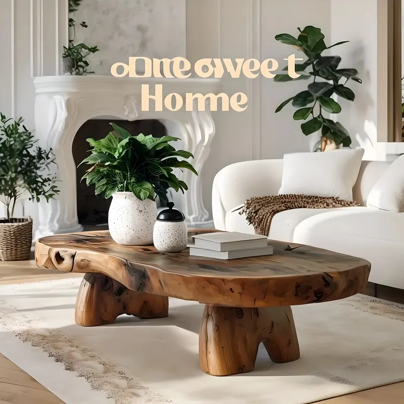 Handcrafted Driftwood Coffee Table Modern Rustic Design