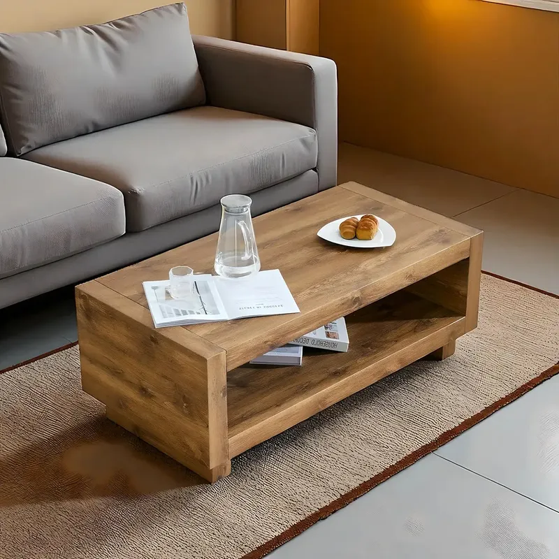Modern natural wood tea table – Sophisticated Nordic style