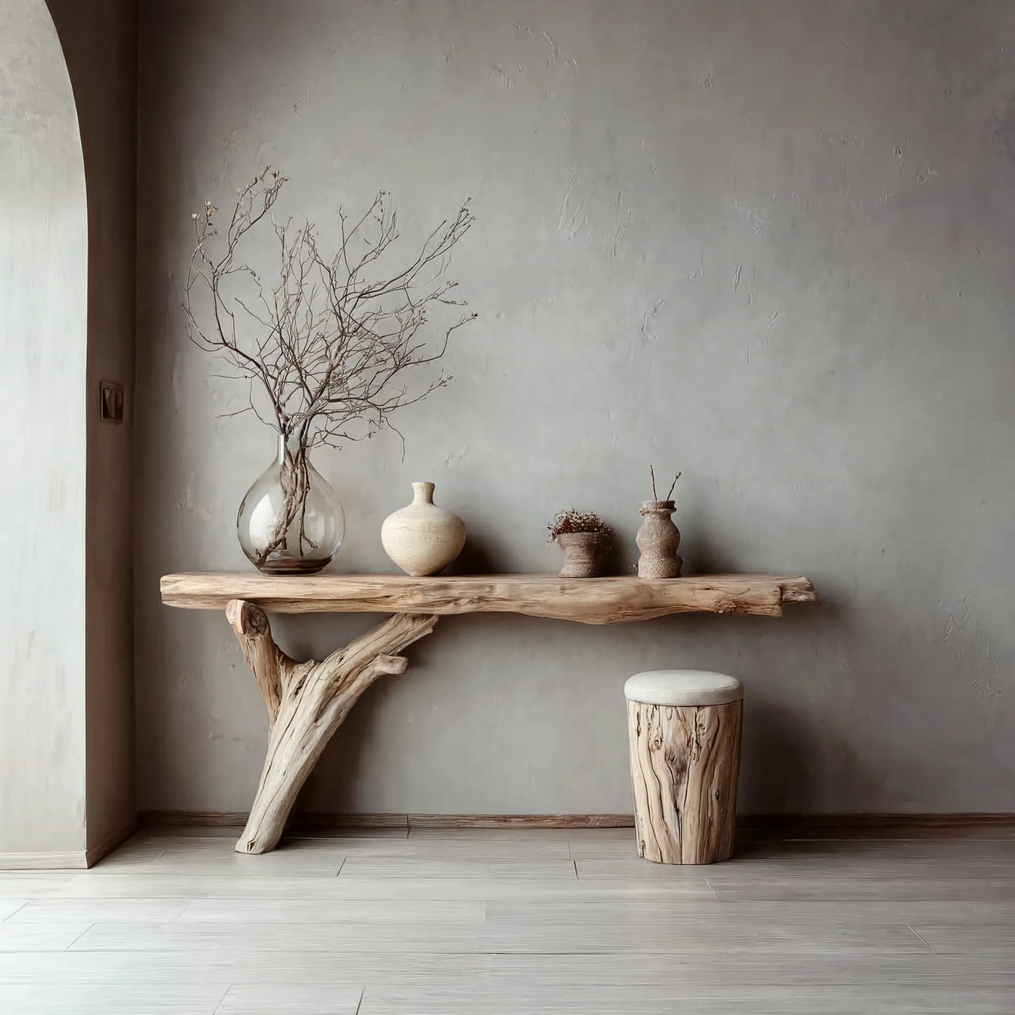 Handmade Live Edge Console Table – Rustic Entryway & Hallway Side Table - Image 2
