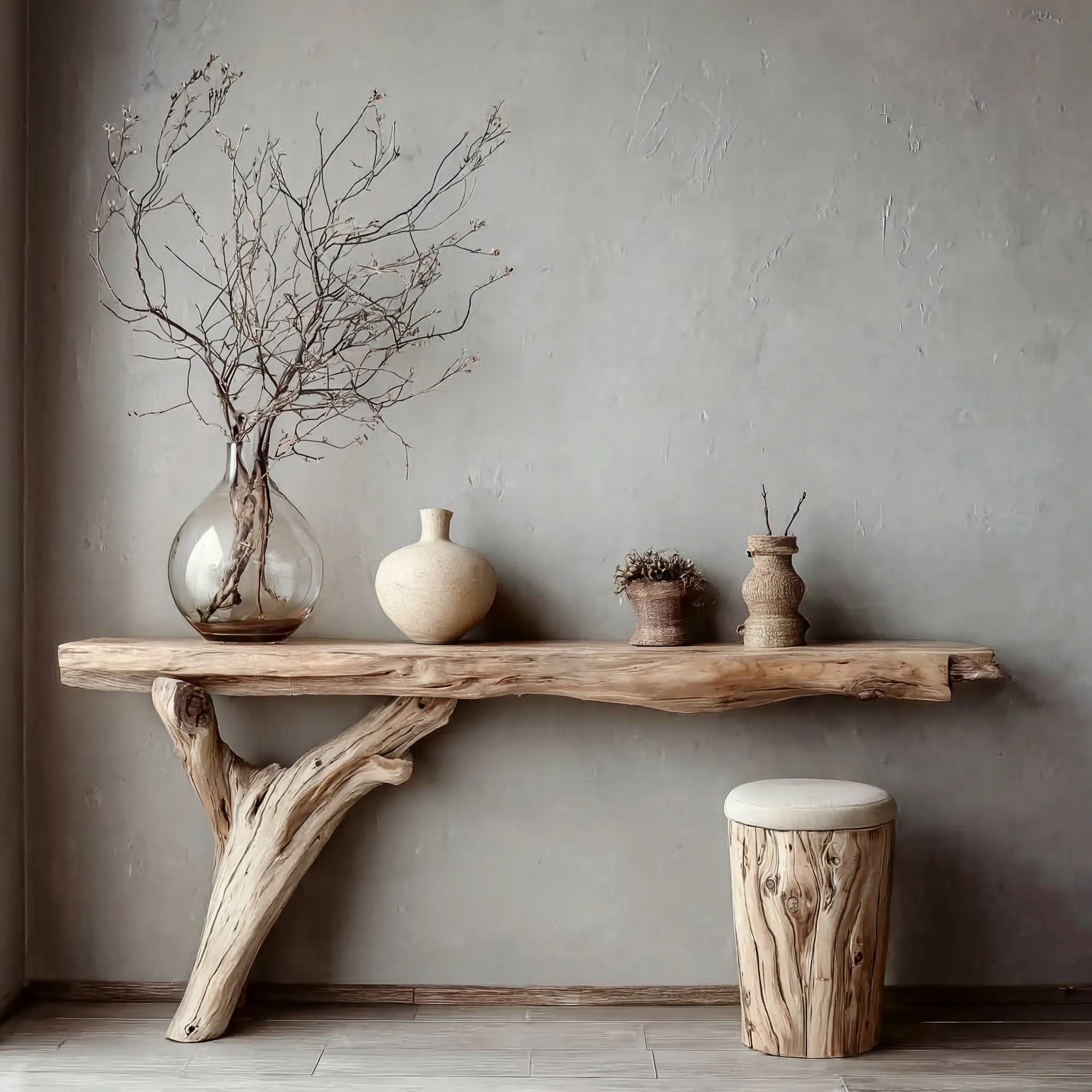 Handmade Live Edge Console Table – Rustic Entryway & Hallway Side Table - Image 4