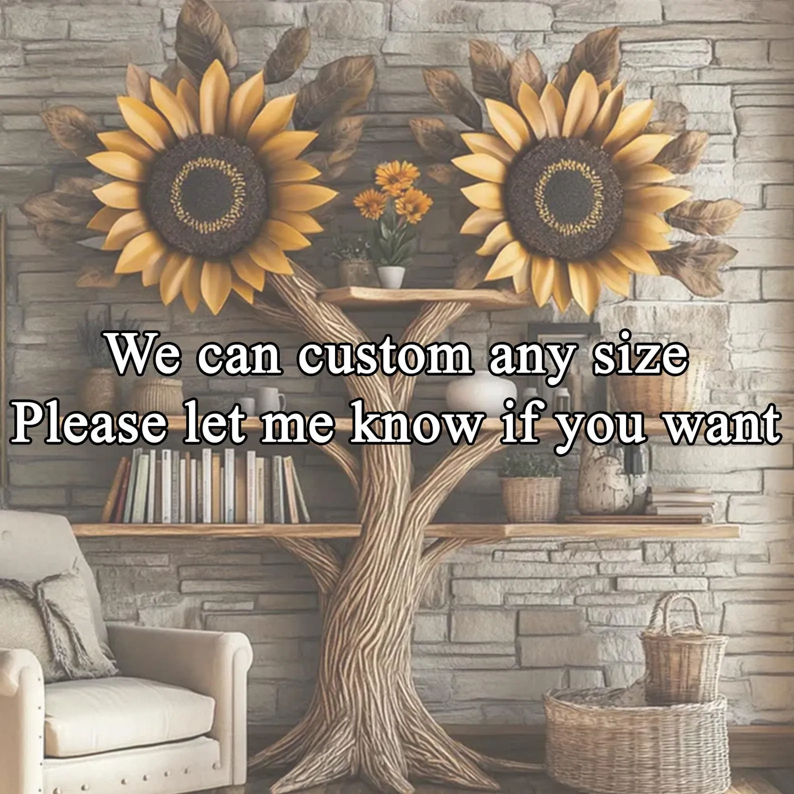 Narrow floating bookshelf wall mount bookcase shaped custom corner mid century bookcase tree book shelf solid wood handmade furniture home - Image 7