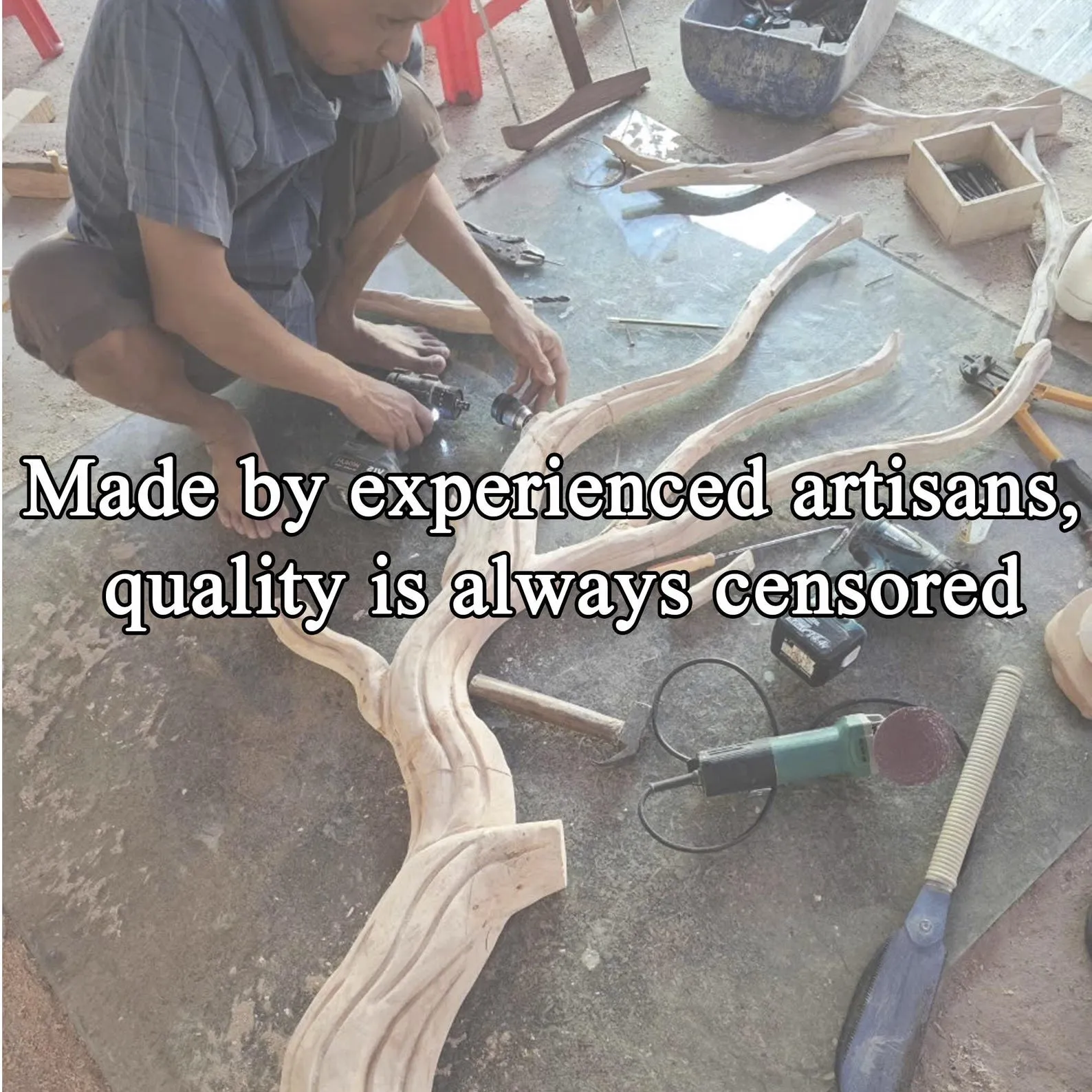 Narrow floating bookshelf wall mount bookcase shaped custom corner mid century bookcase tree book shelf solid wood handmade furniture home - Image 8