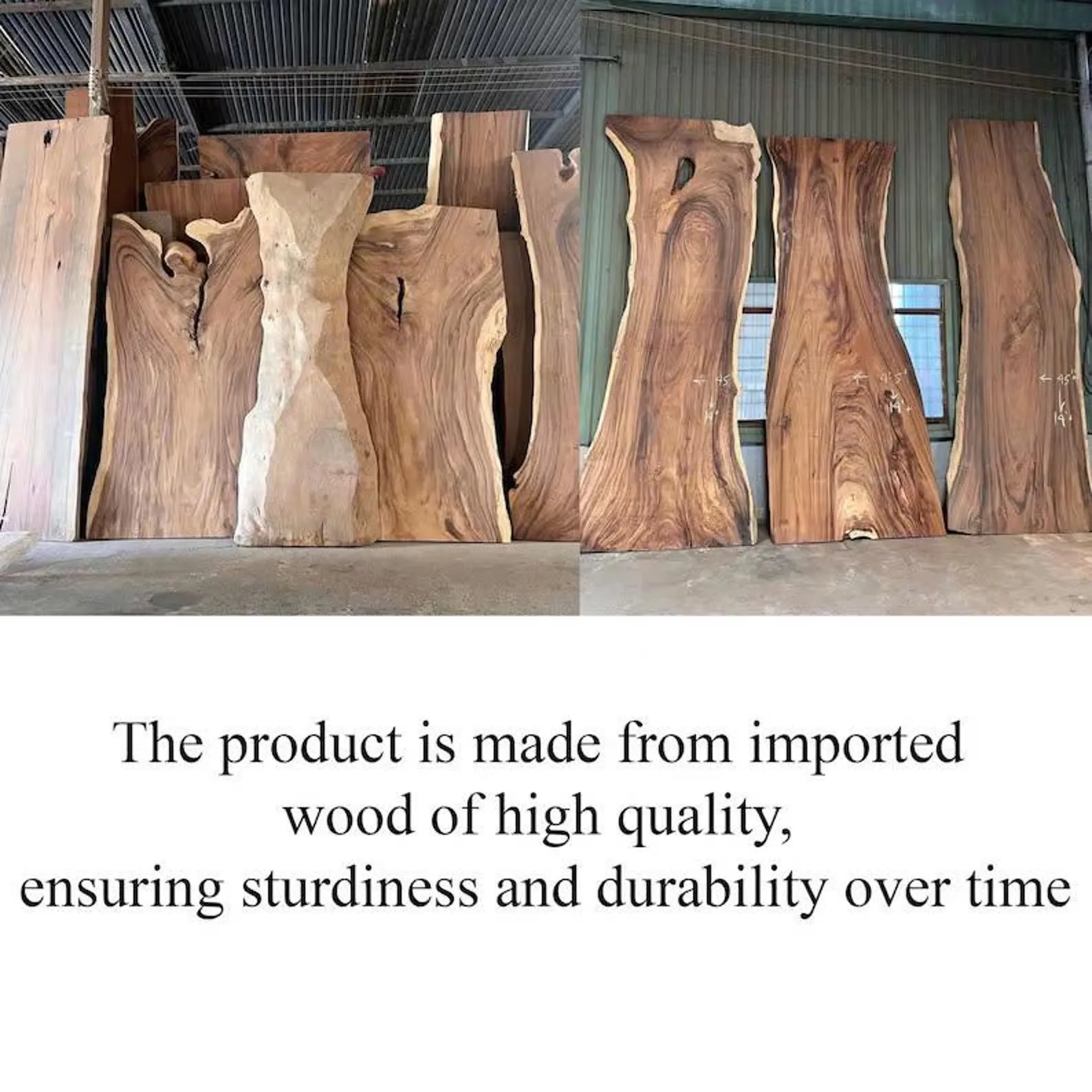 Solid Wood Bed Frame with Headboard - Available in King Size, Queen Size, Twin Platform Bed Wood Headboard Rustic Bedroom Furniture - Image 6