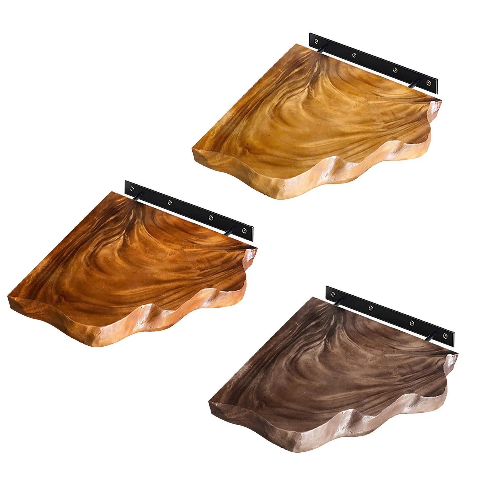 Live Edge Floating Shelf Wood Grain Floating Shelf Branch Shelf Halloween Home Decor Housewarming Gift - Image 7