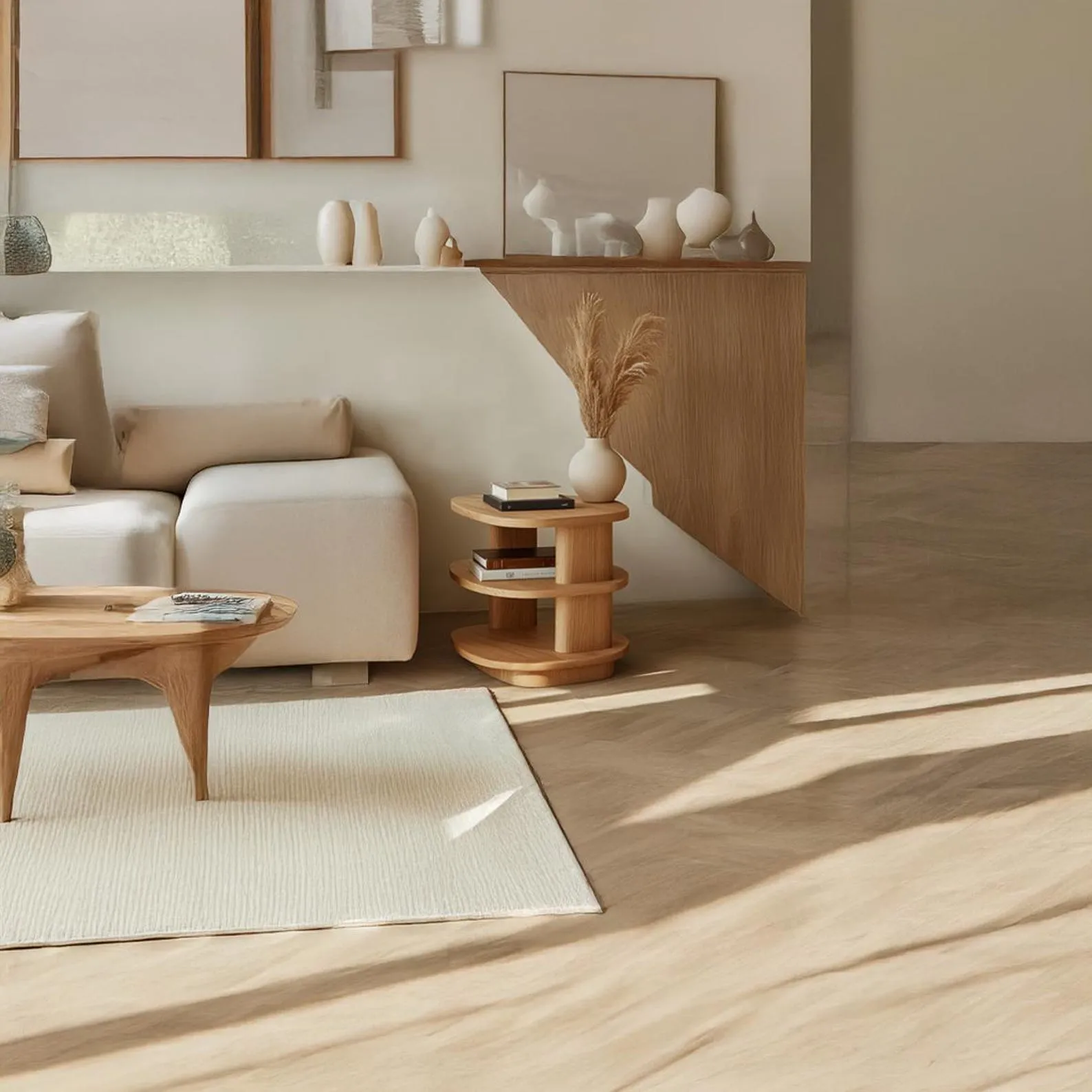 Natural Wood Beside Table Farmhouse Nightstand Rustic Bedroom Decor Wood Furniture - Image 6