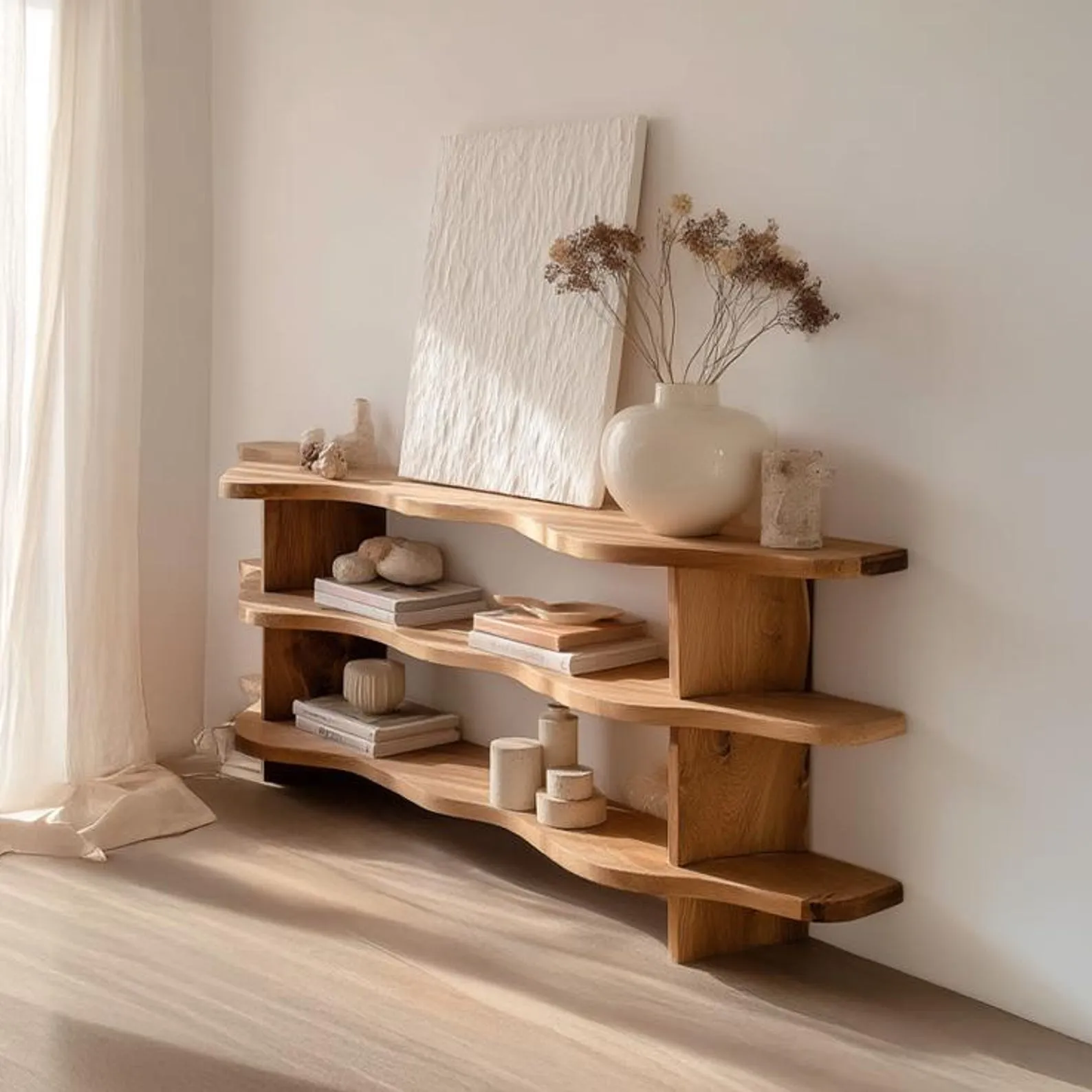 Shelf TV Solid Wood Live Edge Floating Shelves Shoe Bench Walnut Display Shelf Desk Shelf Unique Home Decor