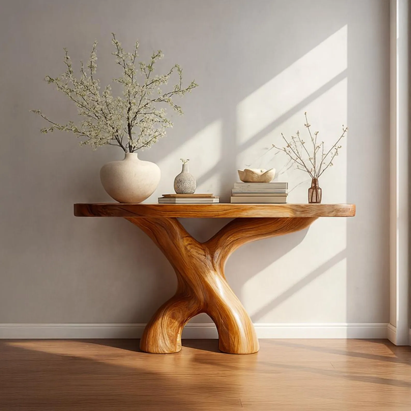 Farmhouse wall table reclaimed wood console table handmade wooden entry way table console furniture unique home decor gift