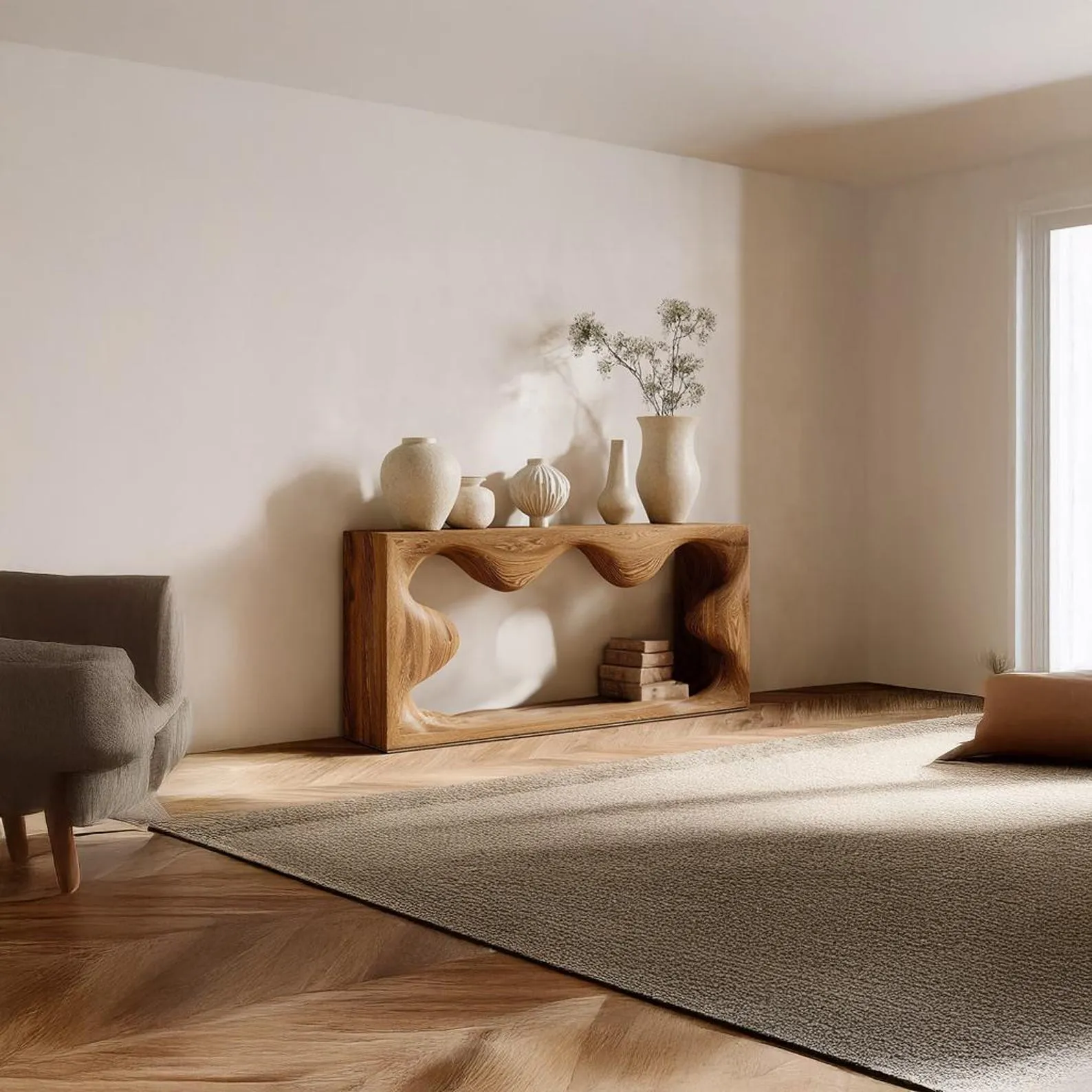 Farmhouse table reclaimed wood console table handmade wooden entry way table console furniture unique home decor - Image 6