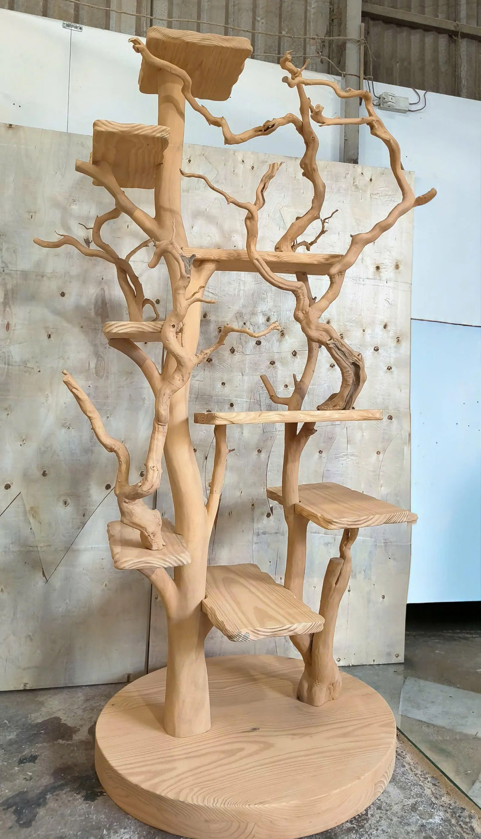 Custom Crafted Parrot Stands Medium Size Solid Wood Bird Perches Parrot Jungles Bird Trees Conure Cockatoo Macaw Gift - Image 4