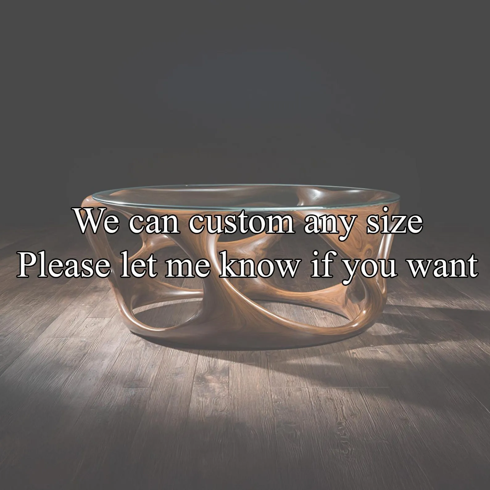 Rustic coffee table solid wood handmade unique wood art wooden coffee table outdoor side table decor living room gift - Image 5