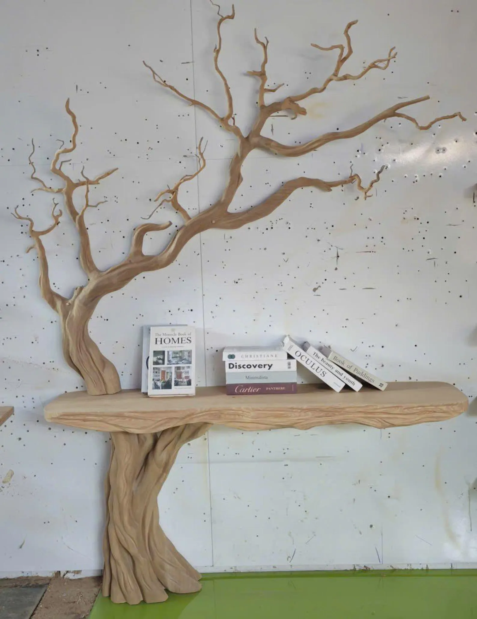 Driftwood console table live edge top handmade entryway table organic modern hallway furniture rustic natural wood decor gift - Image 4