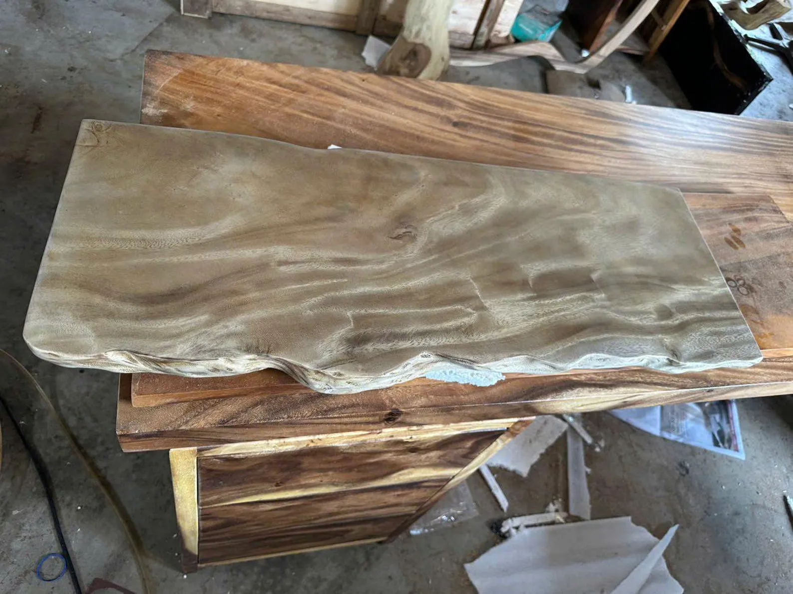 Custom Natural Wood Headboard, Solid Wood Headboard, Wood Wall Decor Perfect for Unique Bedroom Decor - Image 4