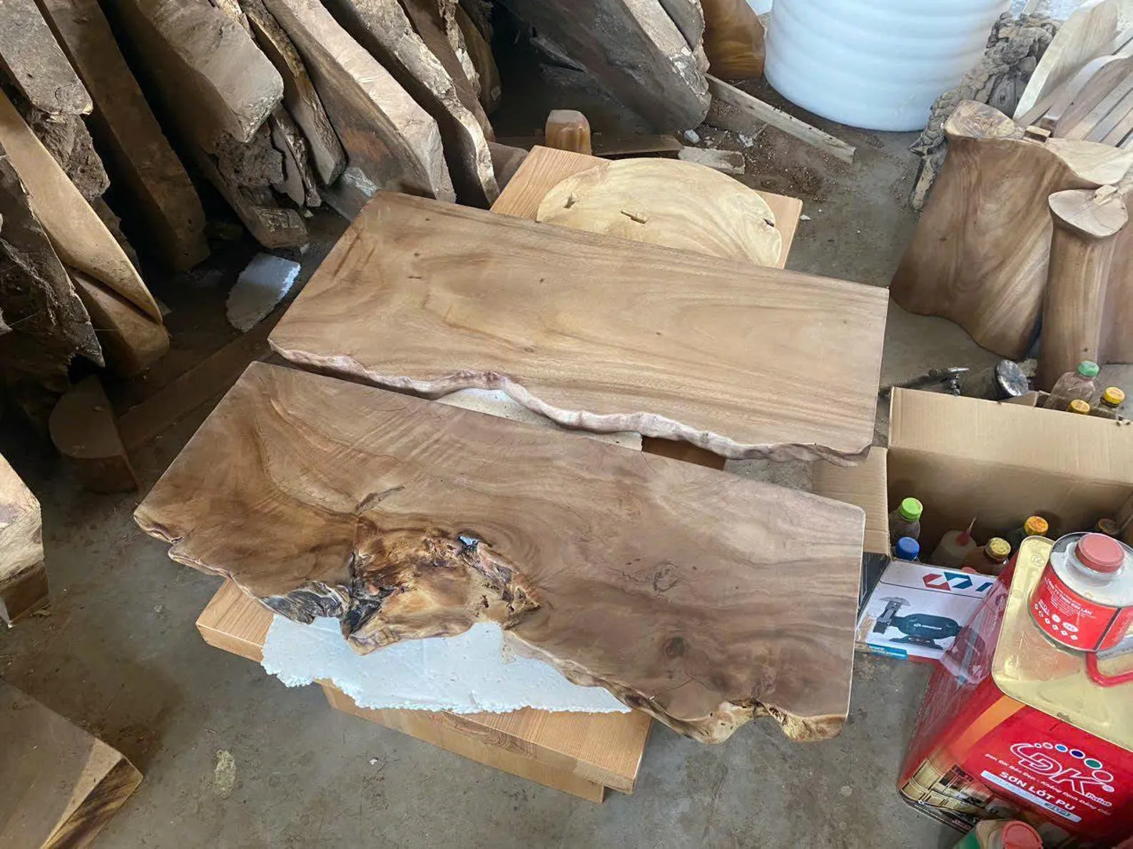 Custom Natural Wood Headboard, Solid Wood Headboard, Wood Wall Decor Perfect for Unique Bedroom Decor - Image 5