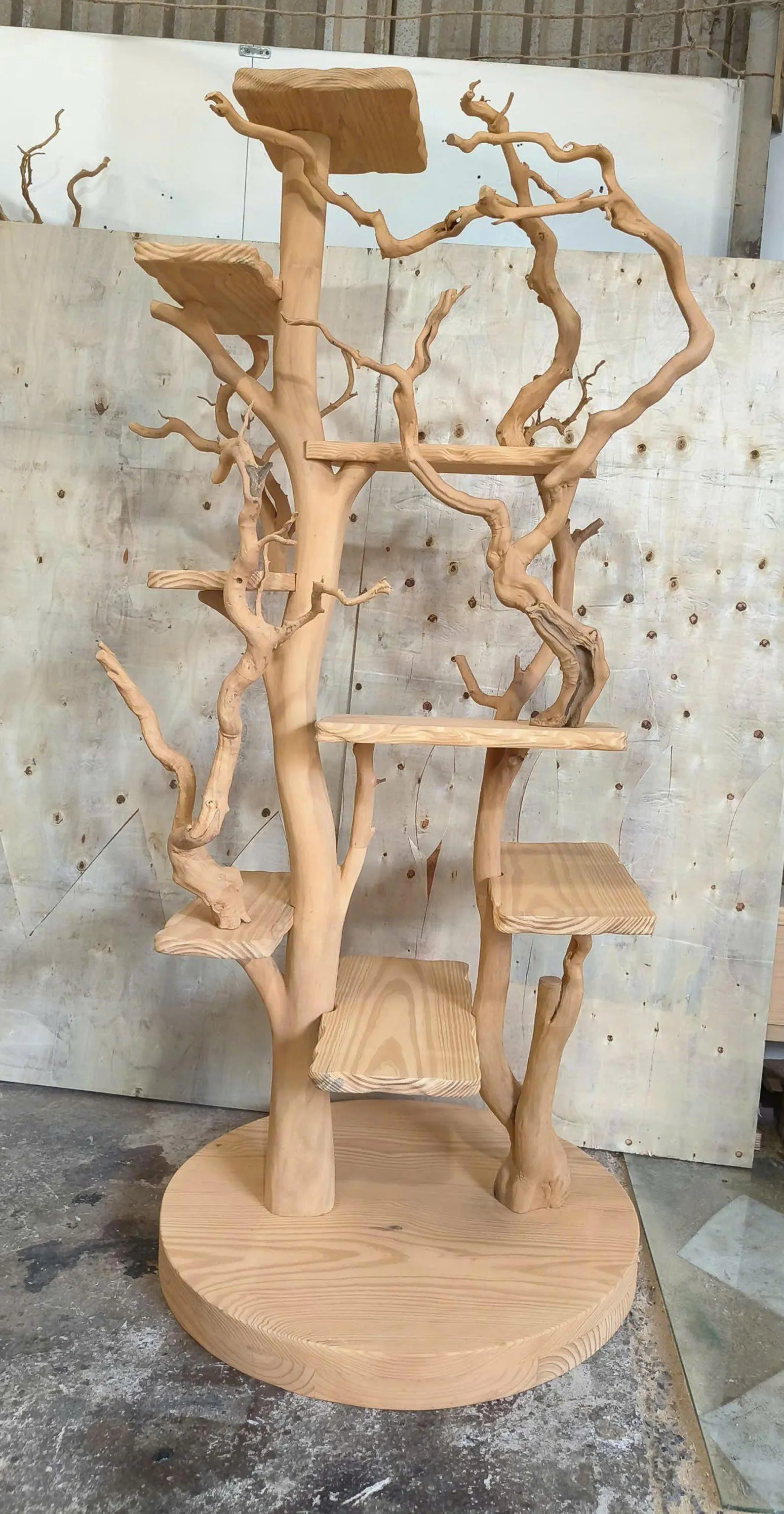 Custom Display Shelves Parrot Solid Wood Handmade Unique Wood Grain Shelf Decor Wood Shelf Standing Home Decor Parrot Gift - Image 8