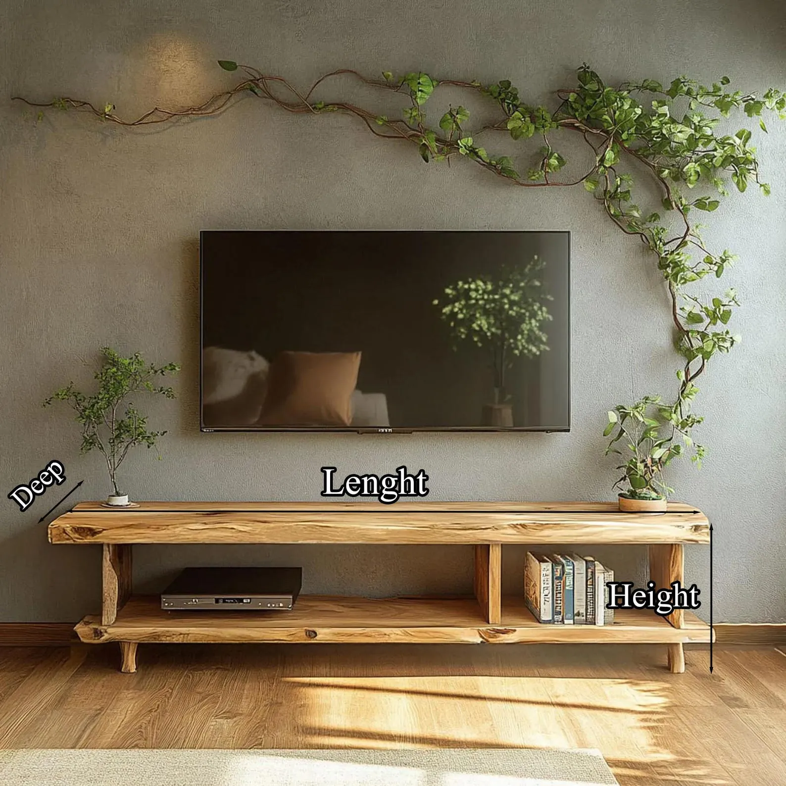 Custom solid wood cabinet farmhouse tv console handmade Tv cabinet stand stand antique cabinet unique decor living gift her - Image 3