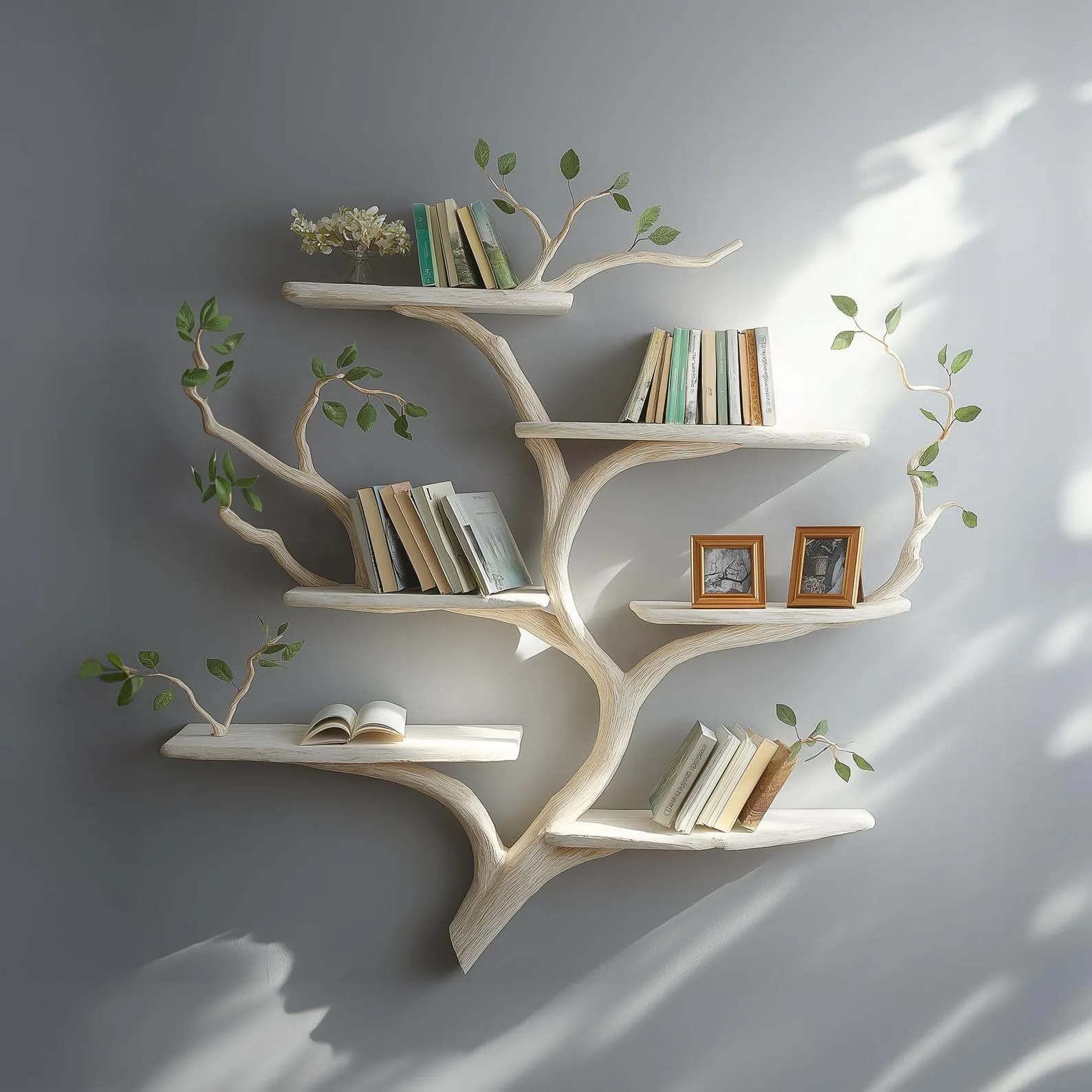 Rustic live edge shelf handmade shelf wall mount shelf nursery bookshelf display shelf decor living room gift her