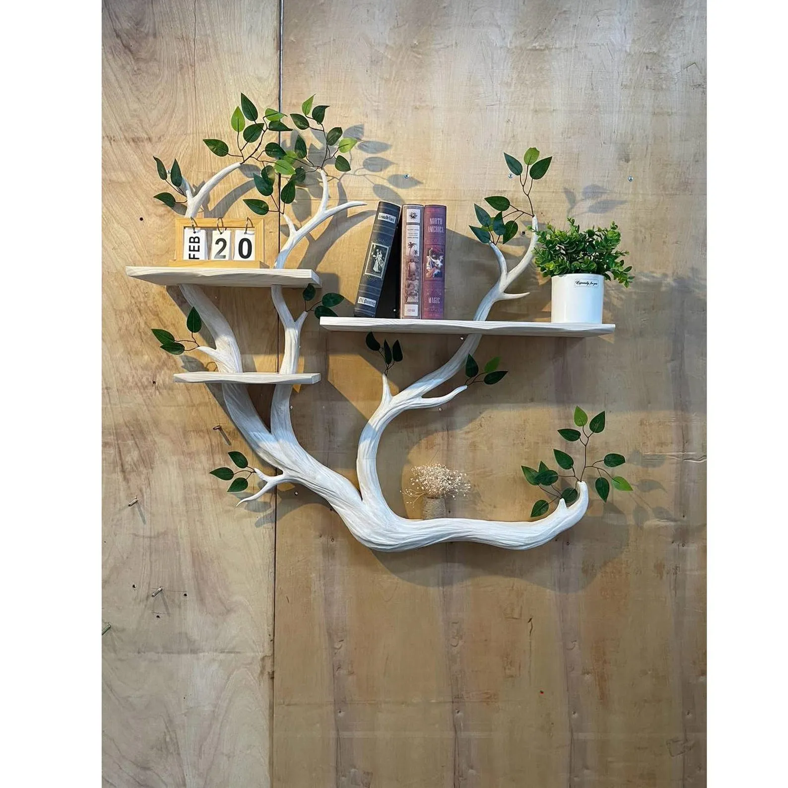 Rustic live edge shelf handmade shelf wall mount shelf nursery bookshelf display shelf decor living room gift her - Image 2