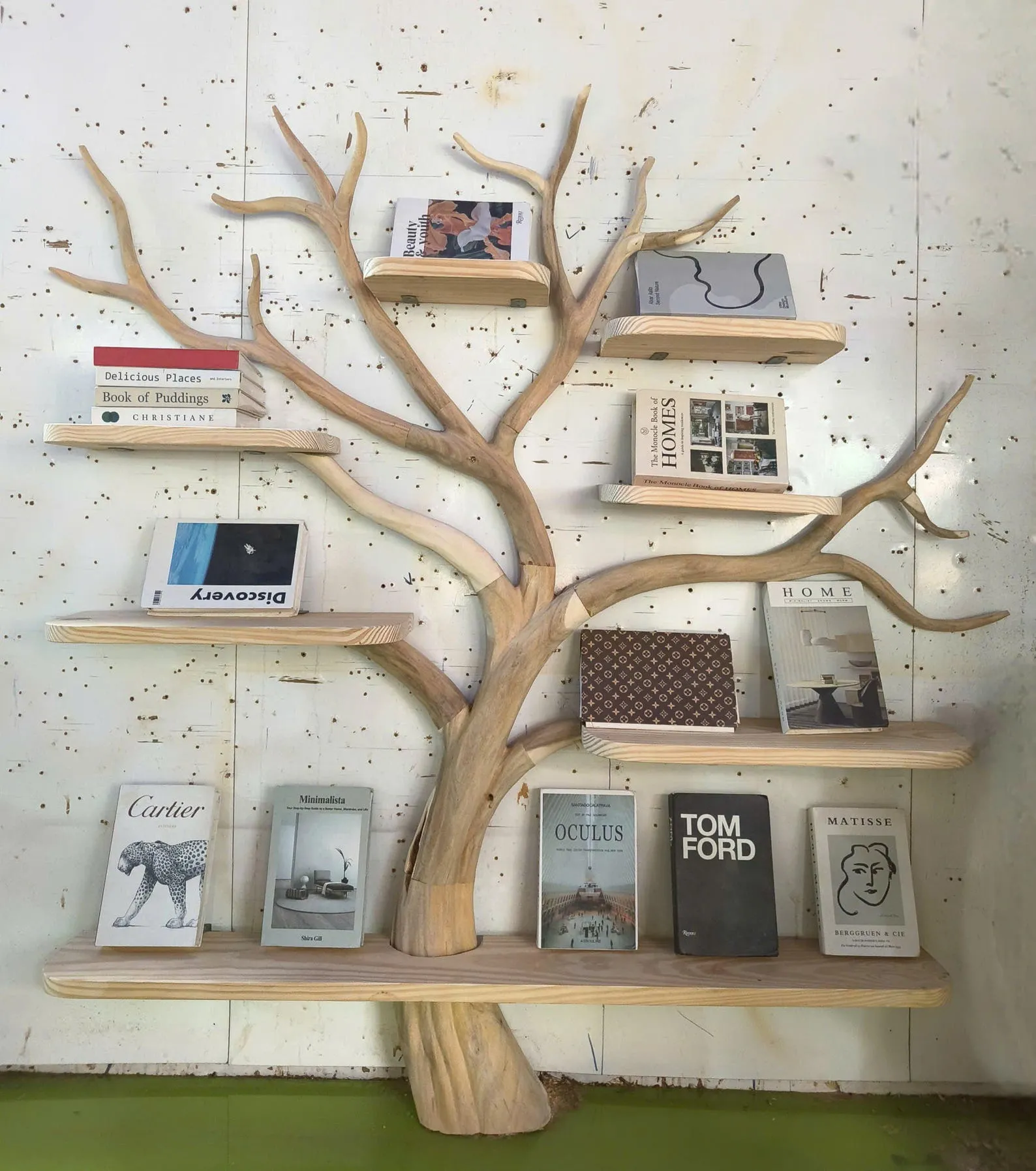 Tree branch bookshelf floating bookshelf book holder book shelf decor handmade furniture decor living room gift for readers - Image 3