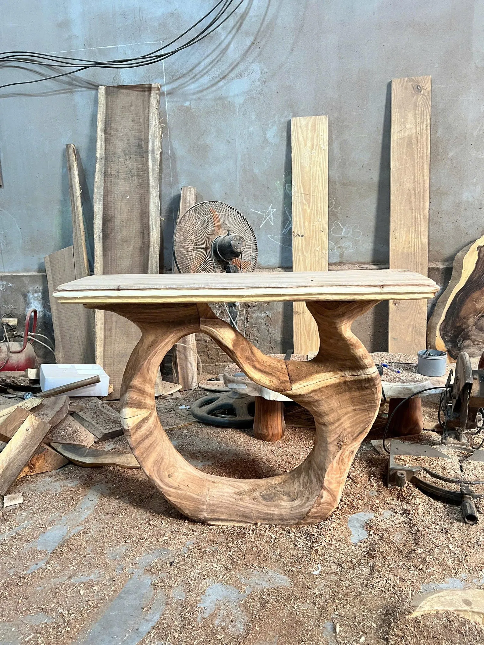 Farmhouse tamarind wood coffee table modern coffee table live edge table reclaimed wood table living room table living room decor gift her - Image 2