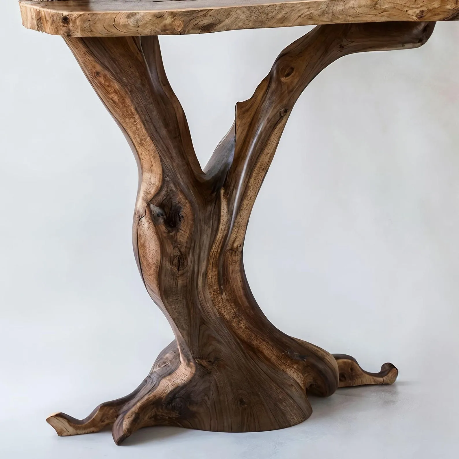 Rustic console table unique solid wood table mid century entry table black walnut console table farmhouse decor handmade furniture - Image 6