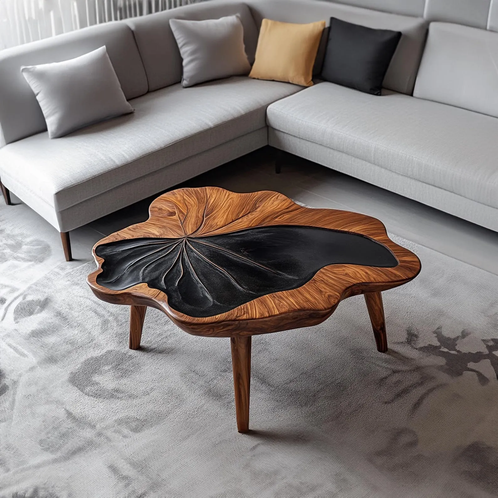 Modern coffee table live edge Farmhouse tamarind wood coffee table farmhouse table reclaimed wood table living room table home decor