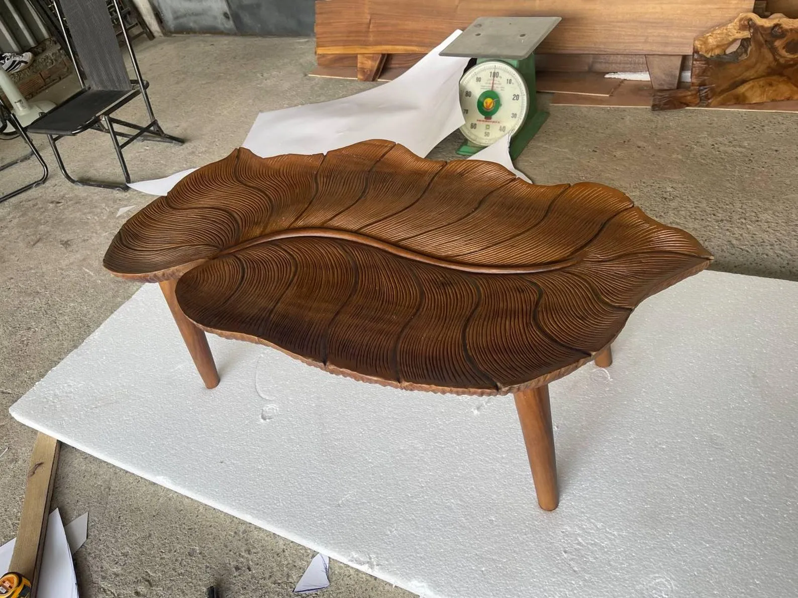 Rustic coffee table modern solid wood coffee table live edge farmhouse table reclaimed wood table living room table living room decor - Image 2