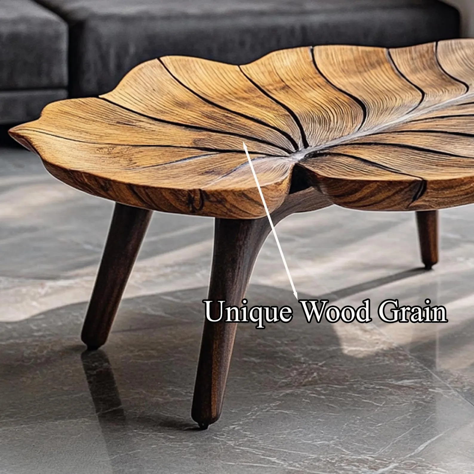 Rustic coffee table modern solid wood coffee table live edge farmhouse table reclaimed wood table living room table living room decor - Image 5