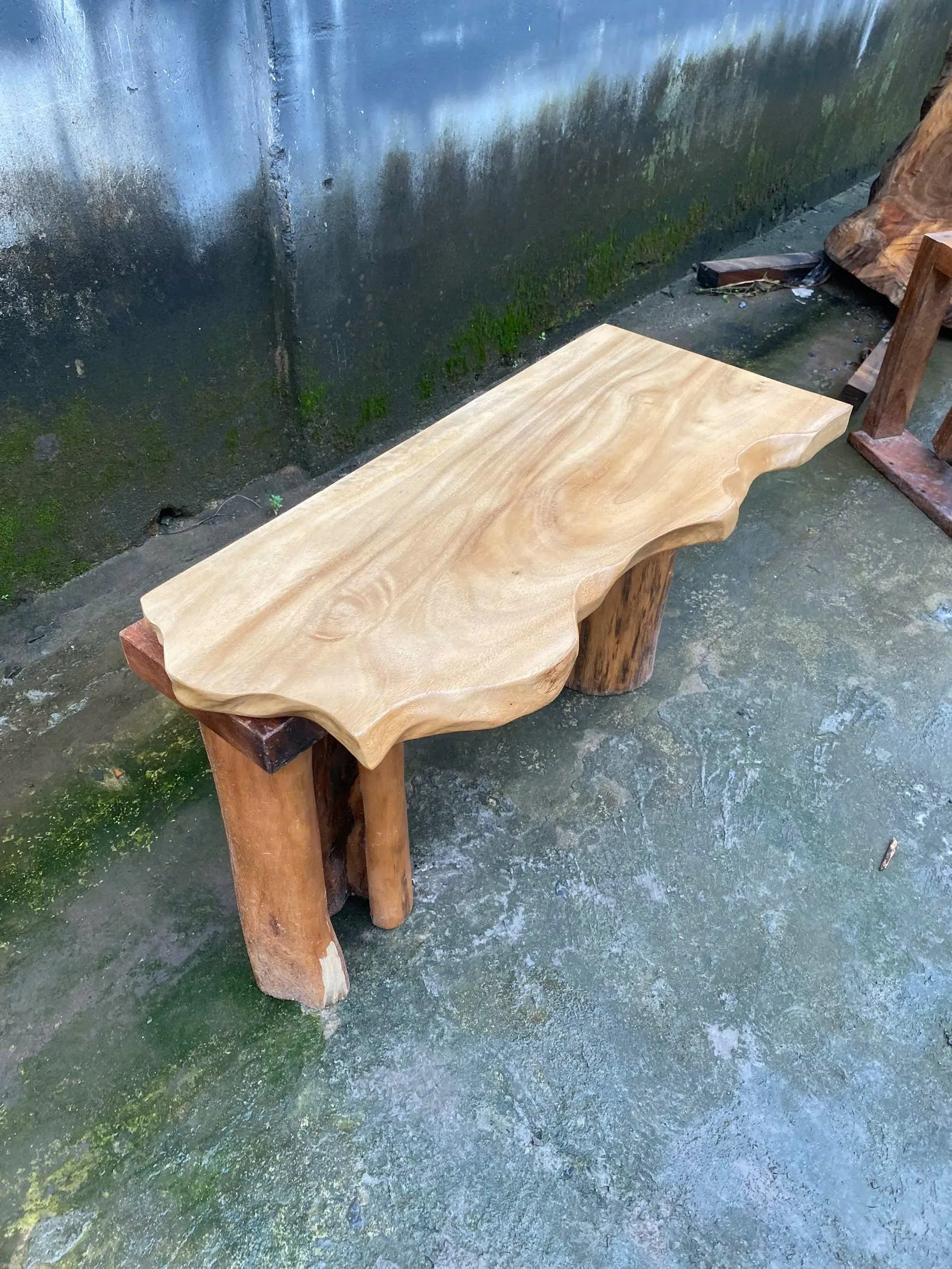 Floating Corner Wall Shelves Aquarium Decoration Live Edge Floating Shelves Wooden Floating Shelves Home Decor Housewarming Gift - Image 2