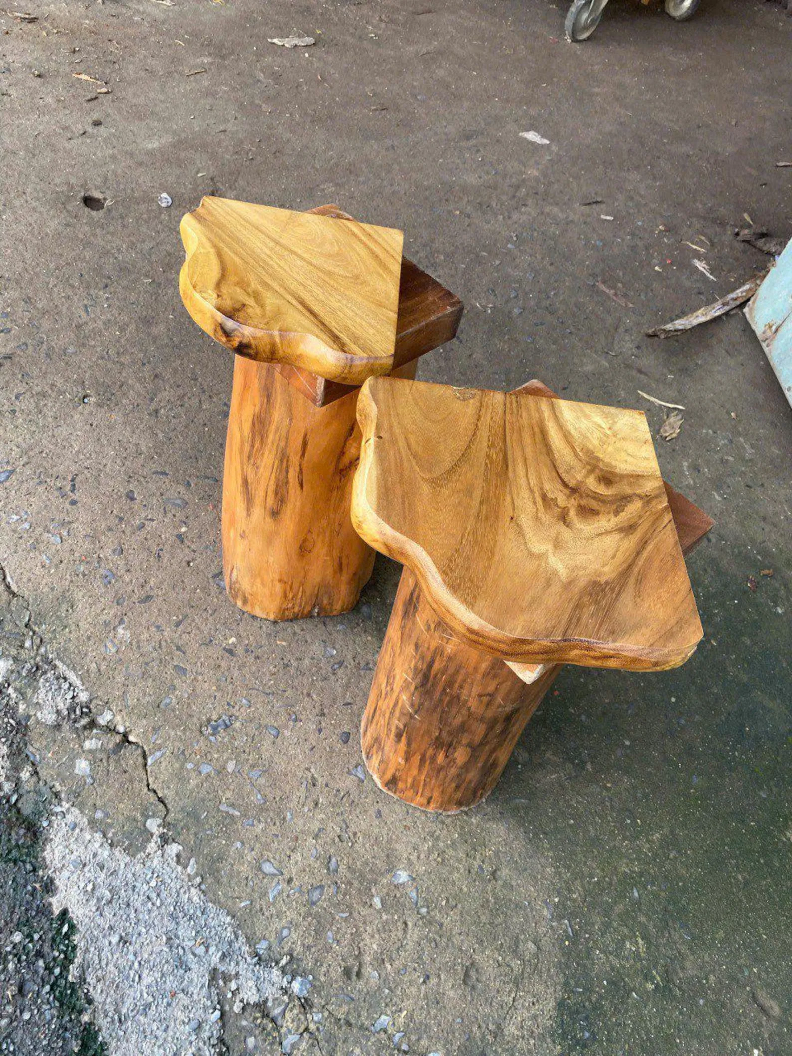 Rustic live edge corner floating shelf, Custom floating shelf home decor, Live edge walnut wooden shelf christmas wall christmas gift - Image 2